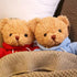 Teddy Bear Stuffed Animal, Soft Cuddly Stuffed Plush Bear, Gifts for Kids Baby Toddlers on Baby Shower, Valentine's Day (Red, 12inch)