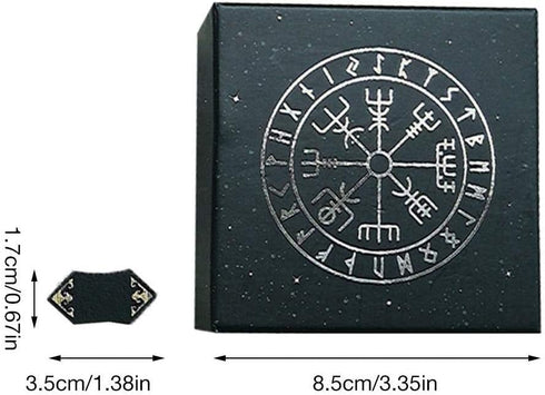 Handmade Wooden Rune Divination Game Set, Nordic Handmade Woodcut Rune Stones with Dedicated Storage Bag