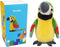 Vincilee Talking Parrot Toy, Repeat What You Say Mimicry Plush Interactive Buddy for Children Gift, 4.3 x 8.7 Inches