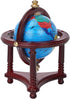 Dollhouse Decoration Globe, Dollhouse Mini Globe Exquisite Appearance Dollhouse Globe, Safe Rotatable for 1/12 Scale Doll(Mahogany)