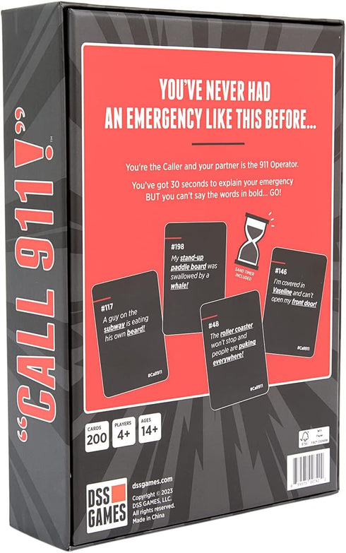 Call 911! - A Guessing Game of Unexpected Emergencies for the Whole Family