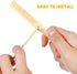 Alipis 10 Pcs DIY Hand Rub Flying Helicopter Toy Wood Dragonfly Propeller for Kids Outdoor Garden Patio Toy