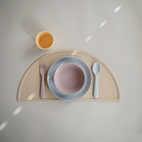 mushie Dinnerware Cups For Kids | Made in Denmark, Set of 2 (Daffodil) by mushie