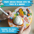 Set 6 2 3D 3 The Eggmazing Egg Decorator Dragon Egg Kit Arts and Crafts - Includes Egg Decorating Spinner, Markers