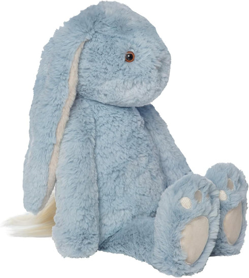 12" Manhattan Toy River The Blue & Light Apricot Snuggle Bunnies Stuffed Animal with Embroidered Accents