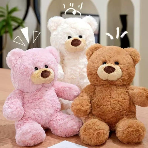 Hgplvxj 11 Inch Teddy Bear Stuffed Animal, Soft Plush Bear Toy for Kids Adults, Classic Cuddly Bear Gift for Birthday