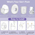 BDICOVE Set S32 24mm S32 One Full Breast Pump Parts with Flange Compatible with NCVI Nuliie NICEGREEN Life Zooawa