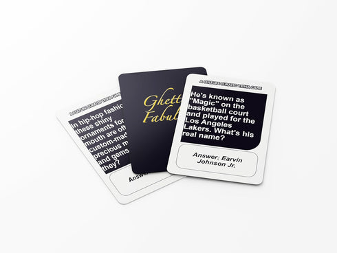 Ghetto Fabulous: A Celebration of African-American Heritage – Fun Black Culture Trivia and Card Game