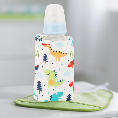 GOTOTOP Portable Baby Bottle Warmer Case for On the Go, USB Heated Bottle Pouch for Car and Travel, Insulated Milk