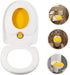 Mipcase Boy Girl U-shaped Potty Training Seat Boy Girl Toilet Training Seat Easy to Install Lightweight Suitable