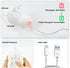 YOTOZU Cute Bunny Night Light, USB Rechargeable Kids Night Light with Warm White and 16 Colors Breathing Modes