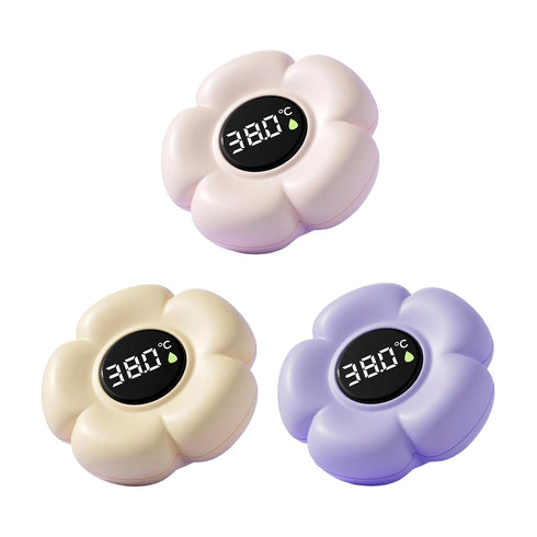 MONSHMU Floating Bath Thermometers Cartoon Flower Water Meter Safe Thermometers