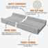 32" 16.6" Vegan Leather Baby Changing Pad, Waterproof & Wipeable Soft Diaper Changing Mat x Comfortable Infant Changing