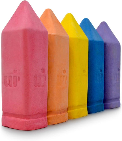 Urban Infant Non-Toxic Sidewalk Chalk for Kids, Washable Outdoor Jumbo Chalk, Perfect Easter Basket Stuffer