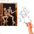 gnallang Action Figures PVC Model (Yellow Color) with Box Drawing Figure Models for Artists(Male)