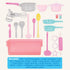 Battat Play Circle Cooking & Baking Kit - Kitchen Toys for Pretend Play (21 Pcs, Ages 3+)