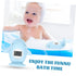 KOMBIUDA Whale Shaped Electric Bath Thermometer Accurate Cartoon Water Room Temperature Monitor Essential Bath