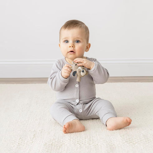 3 Itzy Ritzy - Ritzy Teether for Molars - Massages Sore Gums & Reaches Back Molars - Silicone Baby Teething Toy