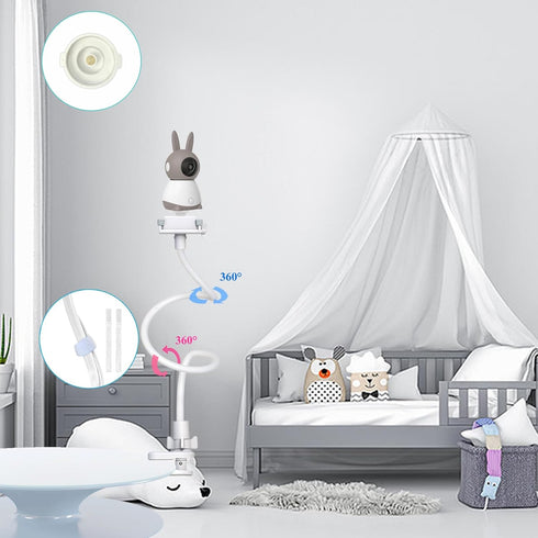 Baby Camera Mount Stand - Flexible Baby Monitor Holder Shelf Compatible with BOIFUN/TECGUUD/ieGeek Baby Monitor