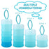 Accmor 3 Pack Baby Formula Dispenser On The Go, Stackable Formula Dispenser Formula Container to Go, Non-Spill Portable