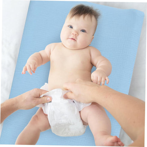 Hemoton Washable Cotton Changing Pad Cover Removable Diaper Changing Table Soft and Breathable Bassinet for Boys