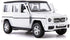 1:36 Scale Benz G63 Car Model for Kids, Alloy Pull Back G Wagon Toy Car for Toddlers Gift (White)