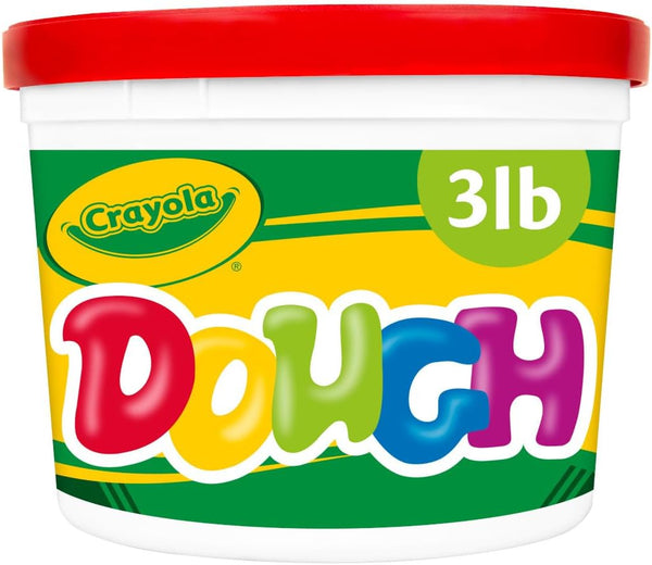 Crayola Dough - Red, 3lb Bulk Modeling Dough for Kids, Resealable Tub for Arts & Crafts