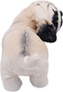 Lifelike 9 Inch Pug Dog Stuffed Animal, Animated Plush Puppy Toy, Super Realistic Gift for Kids