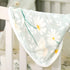 2 Pack 34 44, GRSSDER Baby Blankets Super Soft Stretchy Jersey Knit Swaddle Blanket for Baby Girls, Double Layer
