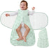 Baby Swaddle Sleep Sack, 1.0 Tog New-Parent-Friendly Swaddle for Newborns & infant