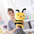 Cute Rabbit Honeybee Plush Toy - Stuffed Animal Doll, 8 Inch Plush Pillow