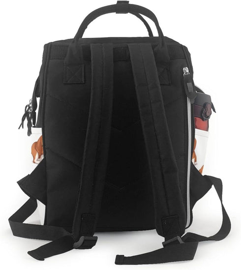 DWVTSLH Backpack Mummy Backpack Beagle Dog Diaper Bag Multifunction Nappy Bags Waterproof Large Capacity Travel
