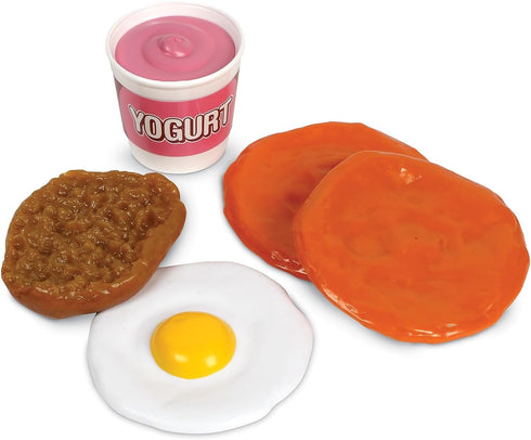 18 3+ Learning Resources Healthy Breakfast Basket - Pieces, Ages Pretend Play Food for Toddlers, Preschool Learning