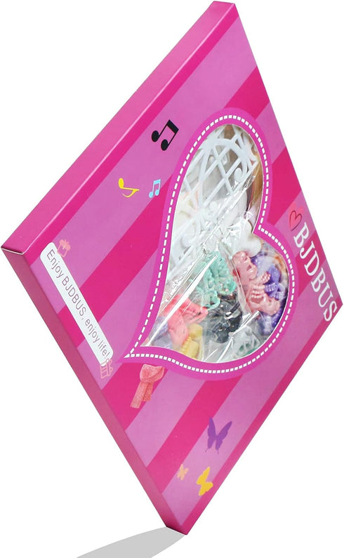 BJDBUS 1 Doll Shoes Rack Shelf + 20 Pairs Shoes Set, High Heel Boots Sandals Assorted for 11.5 Inch Girl Doll