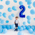 Lovoir 40 Inch Navy Blue Number 1 Balloon, Jumbo Digit Mylar Foil Helium Balloons for Birthday Party Decorations
