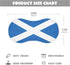 MCHIVER 1PCS Scotland Flag Burp Cloths for Baby Boy Girl Cotton Burp Rags Absorbent Muslin Bibs for Baby Newborn Unisex