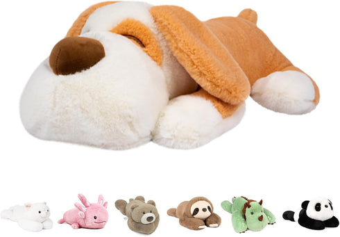 Niuniu Daddy Weighted Dog Stuffed Animal for Kids & Adults, 18" |
