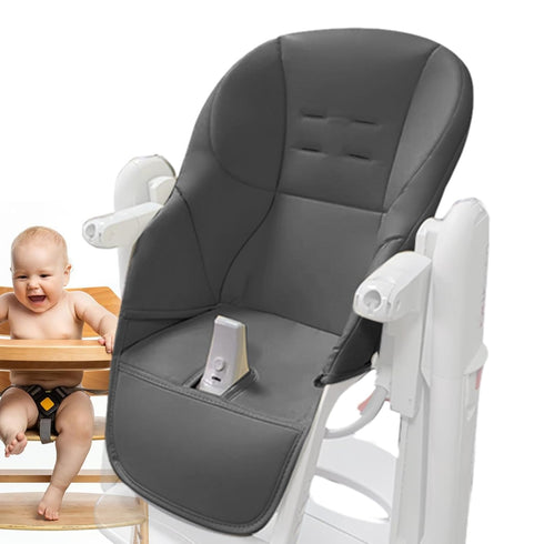 LAFANDE High Chair Covers for Baby, Baby Dining Chair Cushion, Breathable Cushion Dining Chair, PU Leather with Padding