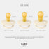 BIBS Pacifiers Colour Collection, Natural Rubber Baby Pacifier Set of 2, BPA-Free Soothers Made in Denmark