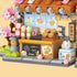 Set,Openable 923PCS 8+ Lucky Cat Building Taiyaki Shop Mini Brick Building Toy for Boys Girls Age