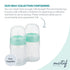 (Set 2, 160 ml) Motif Medical Breast Milk Storage Bottles for Duo Breast Pump - Durable Plastic Breastfeeding