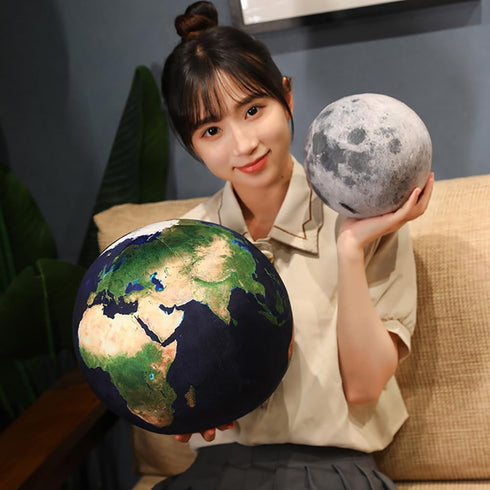 Wgxzyq 8inch Realistic Earth Plush Pillow, Space Planet Stuffed Plush Toy, Birthday Xmas Gift for Kids (Mars)