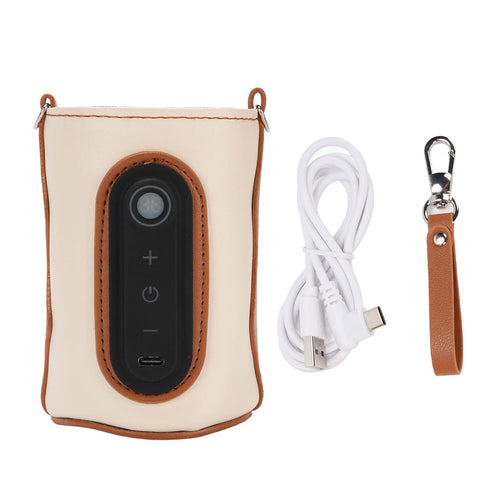 ZASCHMOY USB Digital Display Constant Temperature Baby Bottle Warmer. Portable Baby Bottle Warmer Suitable for Travel