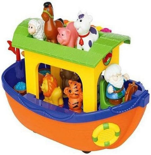 Kiddieland Toys Limited Noahs Ark Shape Sorter Toy, Musical Piano Sounds, 9