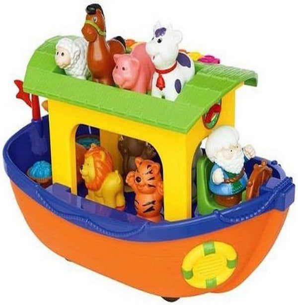 Kiddieland Toys Limited Noahs Ark Shape Sorter Toy, Musical Piano Sounds, 9