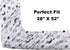 FIGEPO 4 Pack Set Star and Moon Neutral Unisex Fitted Baby Crib Sheets for Baby Boys or Girls