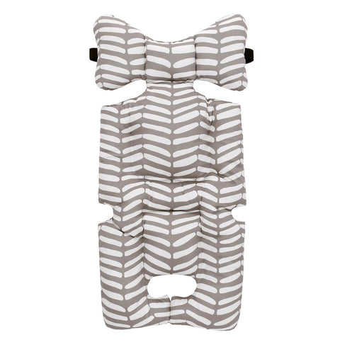 Baby Stroller Seat Liner, Toddler Cushion Pad, Soft 3D Air Mesh Cooling Seat Liners for Infant, Gray White Geometry