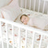 GRSSDER Stretch Ultra Soft Jersey Knit Fitted Crib Sheets Set, 2 Pack, Blush Pink Floral and Cute Animals