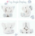 TCBunny Baby Elephant Bedtime Stuffed Animal Plush Toy Gift, 11", Kids, Amy (White)