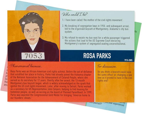 Talking Tables Phenomenal Women Conversation Game - Thought-Provoking Question Cards